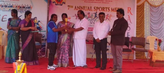 Our College grandly  Celebrated 7th Annual Sports Day(RASE 2026).Department of Physical Education  Students conducted Games And Events in the Presence of Principal and Physical Director. Our Chairman Sevaratna.Dr.T Raja, Trustee Ms. Jeyanthi Raja  and Secretary R Thillai Rajkumar inaugurated the function.Our College Principal presented Welcome Address. Dr. S. Jayaraman, Professor & Head/Dept.  of Physical Education and Sports, Secretary-Sports, Central University, Thiruvarur presented Chief Guest Address and distributed Prizes. Our college Physical Director presented Annual sports day address and vote of thanks by Vice Principal 🎉🎉🎉🎉💐💐💐💐