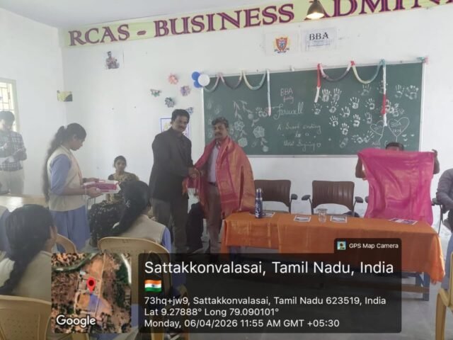 Today 06/04/2026 - our college Placement Cell organised a one day Placement Mela. Five companies participated in this event and delivered appointment order for all those eligible candidates. Earlier the guests are received by our Principal and later they are honoured by our management.