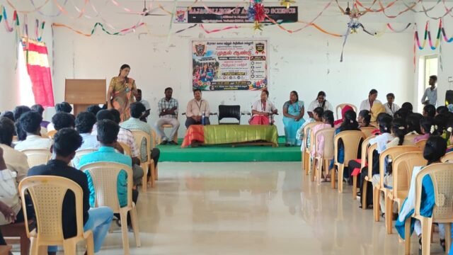 Our College conducted the valedictory function for First year students' Orientation program on today at College Auditorium. Our College Chairman Sevaratna Dr T Raja presented Presidential Address and Trustee Mrs Jeyanthi Raja MC addressed motivational speech in presence of the Secretary Dr R Thillai Rajkumar. Welcome addressed by Mr. P. R Subramanian and felicitated by Principal Dr. M.B. Palanikumar followed by all the Heads of the Department.Vote of thanks by Asst. Professor Ms.M. Karthika, Dept. Of BBA.