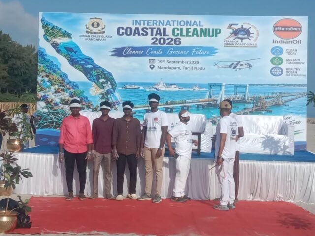 Indian Coast Guard, Mandapam organized International Coastel Cleanup 2026 at Ariyaman Beach on today Morning. Our College NSS Volunteers involved this Camp with Programme Officer Mr. N Senthilkumar 💐💐